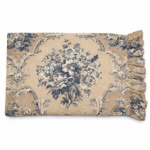 Ralph Lauren Blue Newburgh Floral Standard Queen Pillowcase Pillow Cover